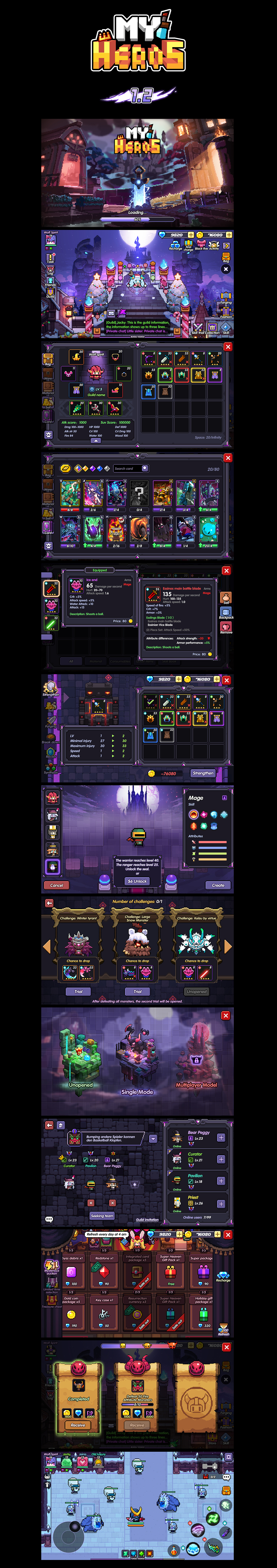 R2Games项目作品-《My Heroes》像素风格(2018-2019)