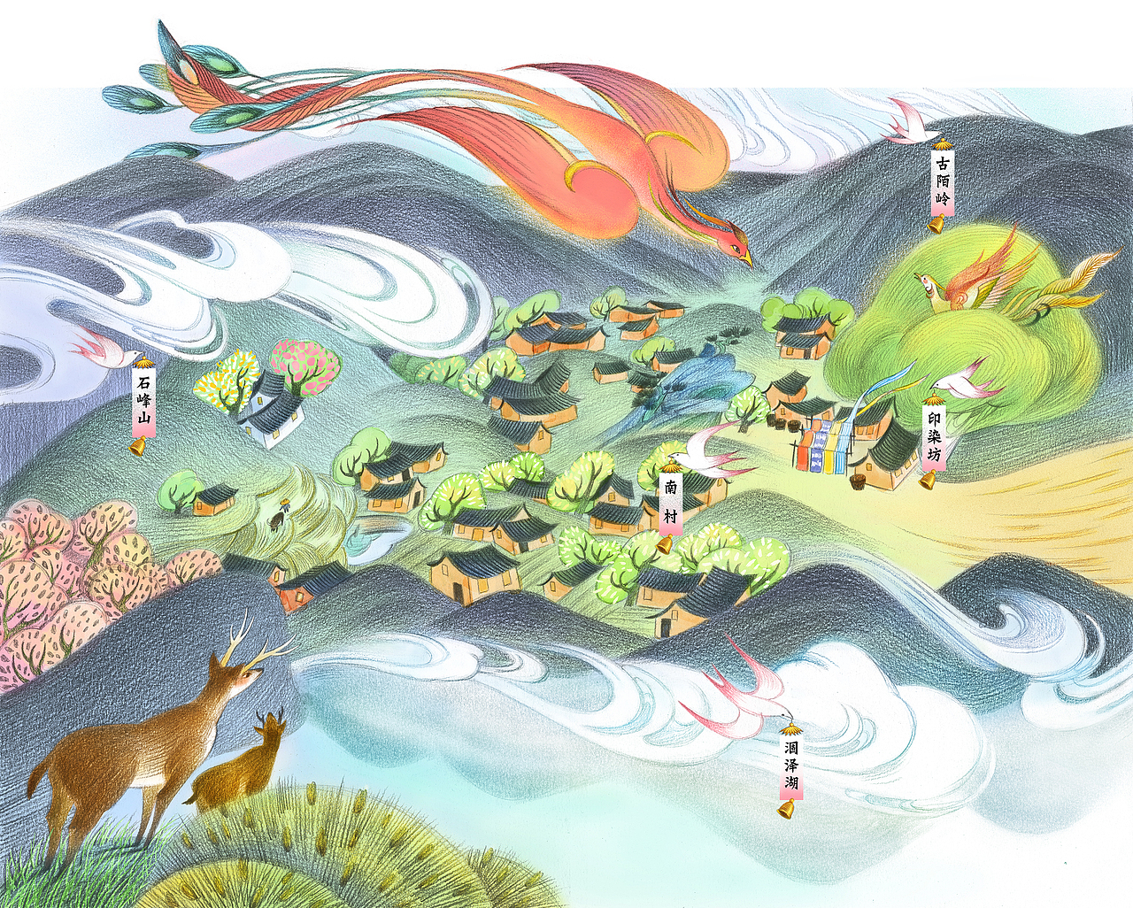 《南村传奇》小说封面及内页插图（图ZMTA4NTIyMDQ0） - 儿童插画 - 站酷设计师苏童Amy原创素材 - 站酷ZCOOL