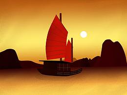 練習一張肌理插畫