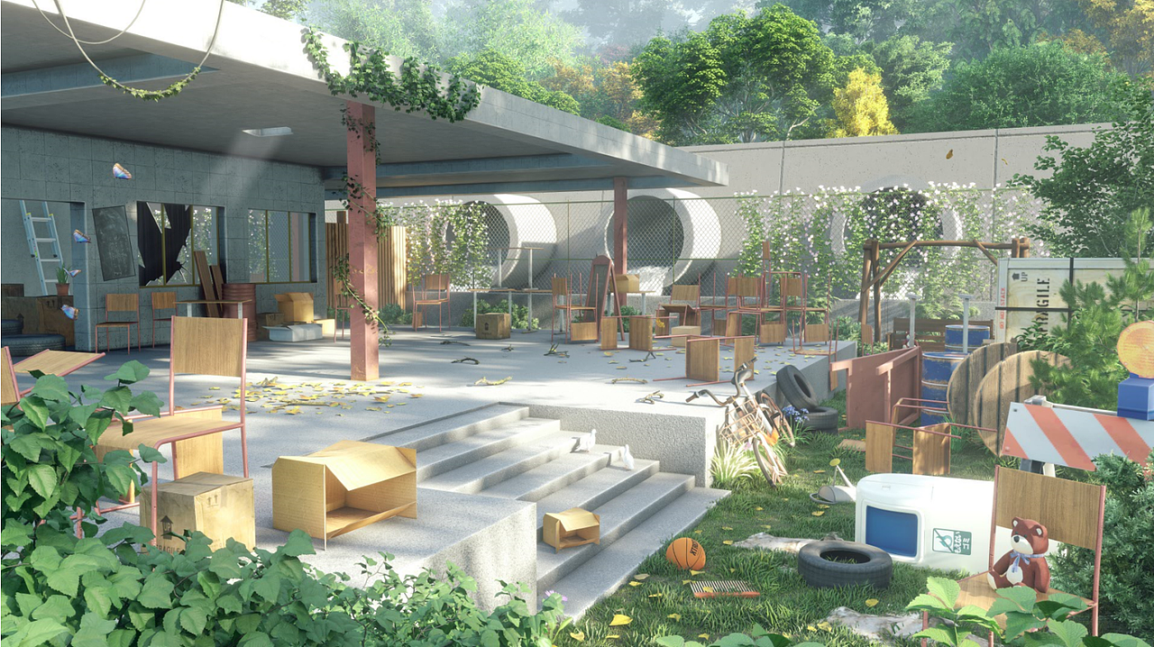 UE4-废弃校园