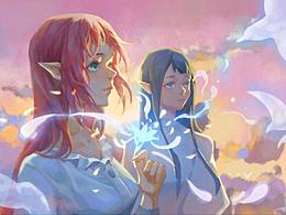 魔女日常系列插畫4