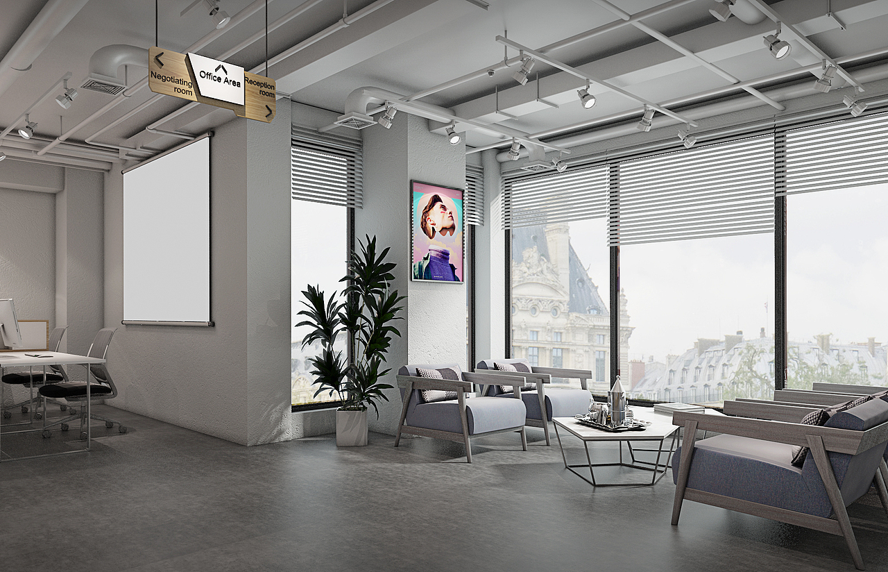 办公空间（图ZMTA1ODYwNjI4） - 家装设计 - 站酷设计师JinweiL原创素材 - 站酷ZCOOL