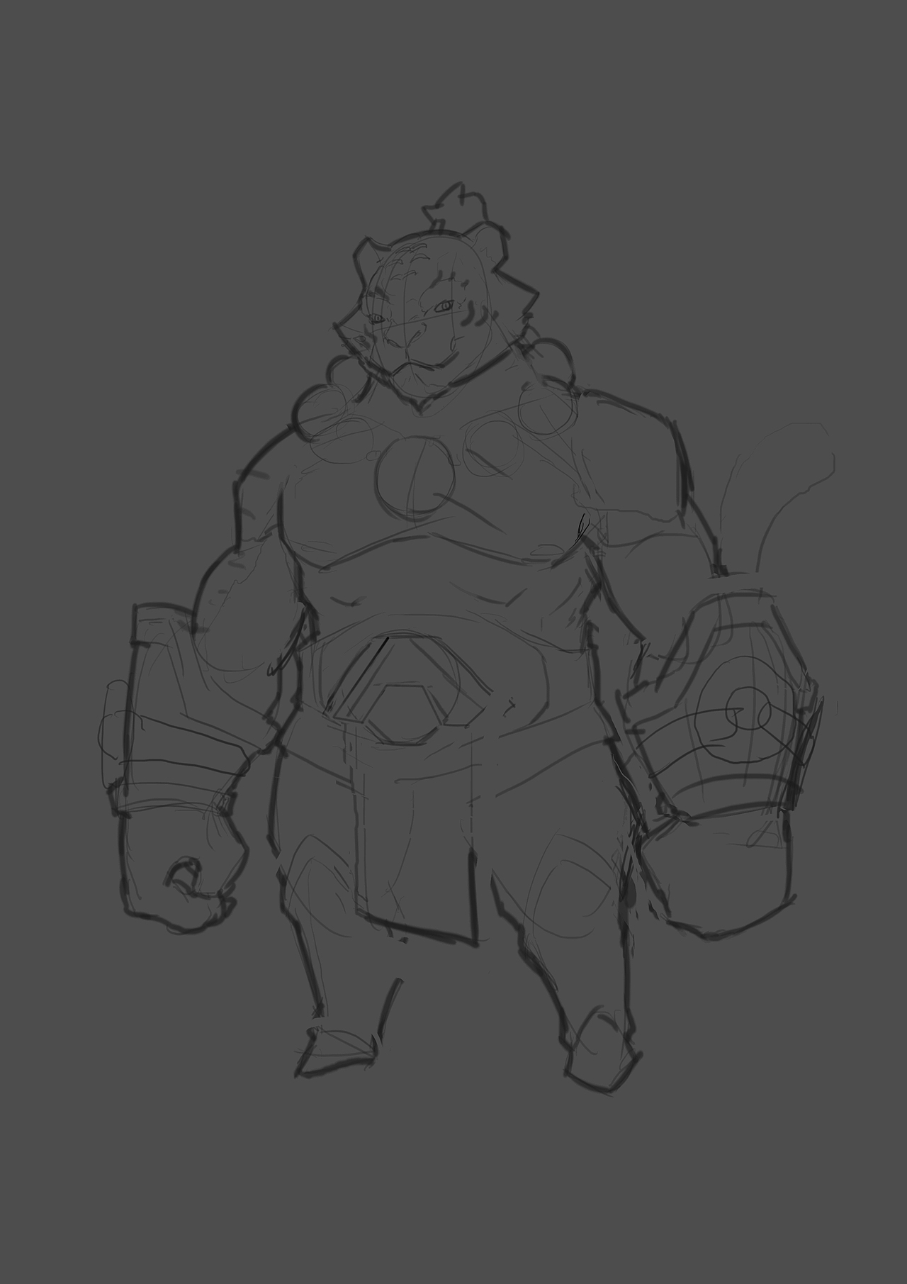 怪物设定-虎（图ZNTY1OTczNzY=） - 游戏原画 - 站酷设计师LEO的脑洞原创素材 - 站酷ZCOOL