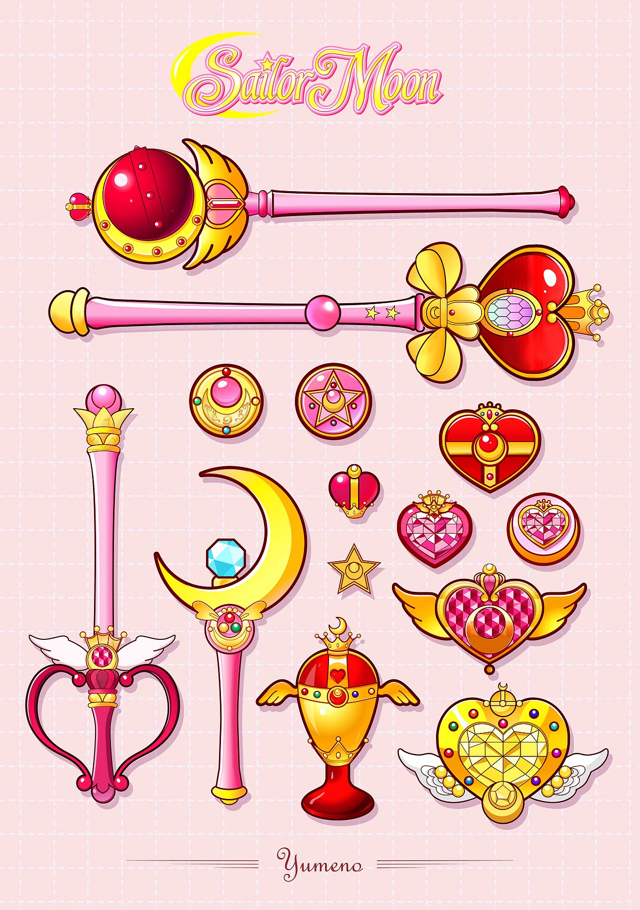 美少女战士徽章