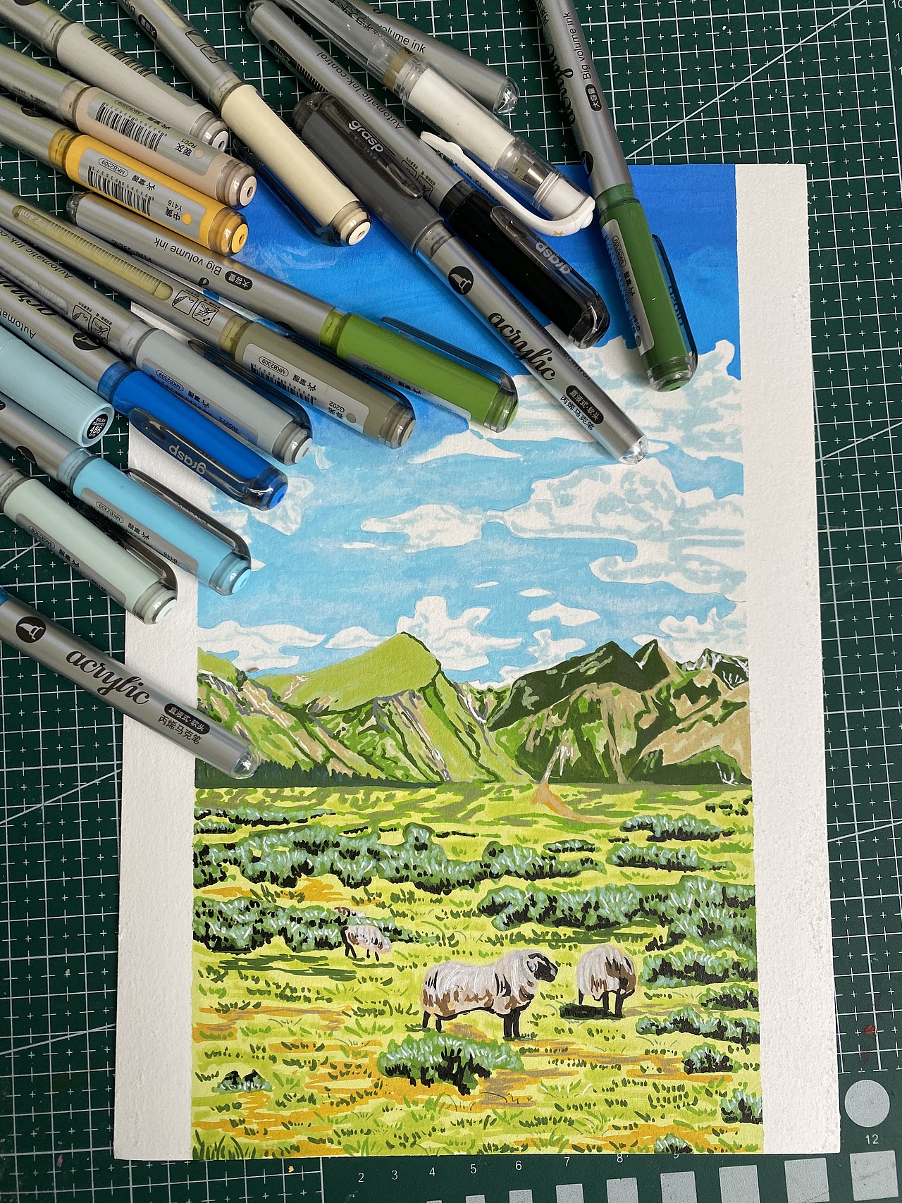 一起夏天（图ZMzY5NTM0OTIw） - 绘画 - 站酷设计师桧画想想mia原创素材 - 站酷ZCOOL