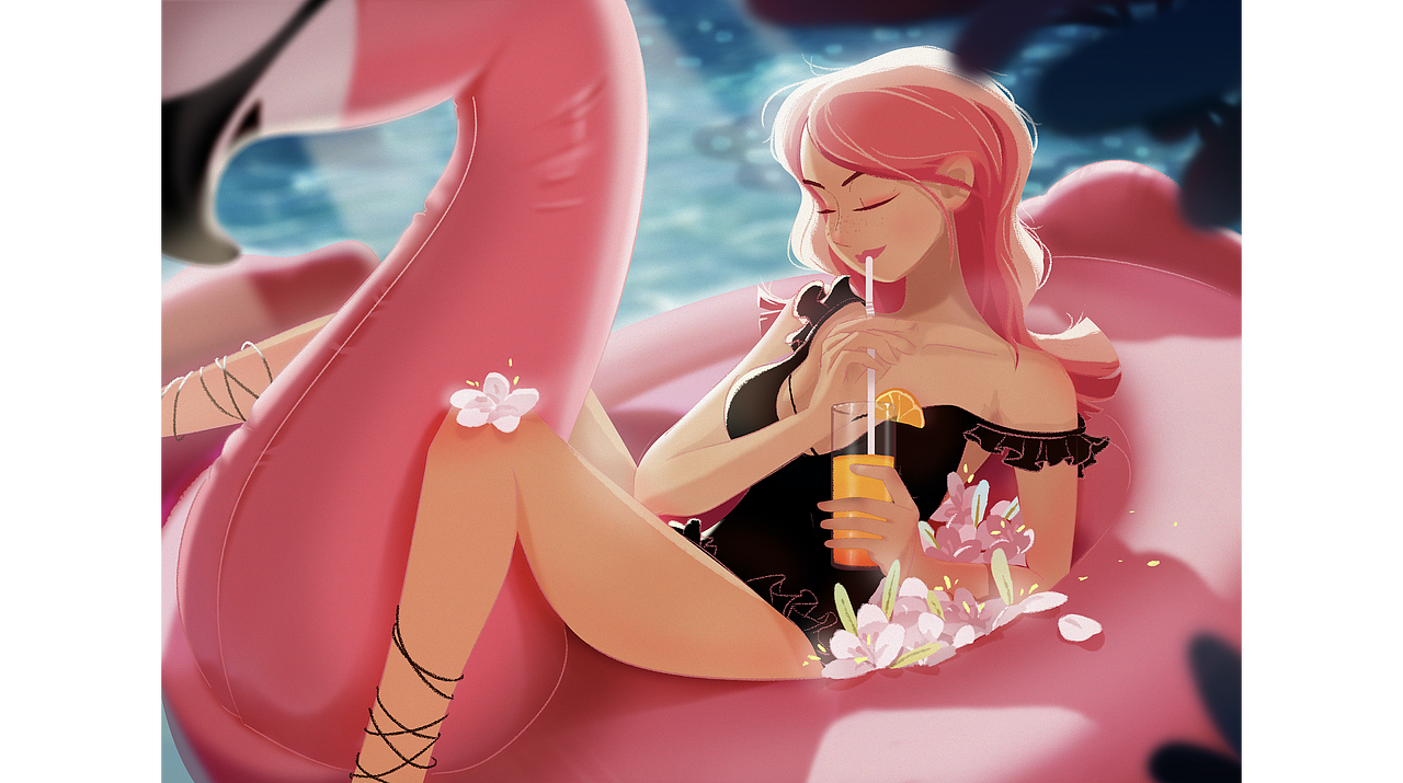 人像（图ZMTE3NzQ1OTMy） - 商业插画 - 站酷设计师岩畔原创素材 - 站酷ZCOOL