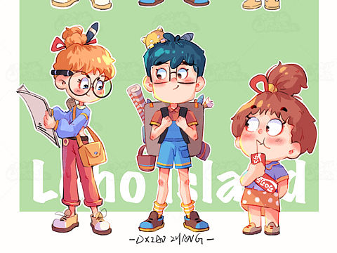 人物的设定和配色