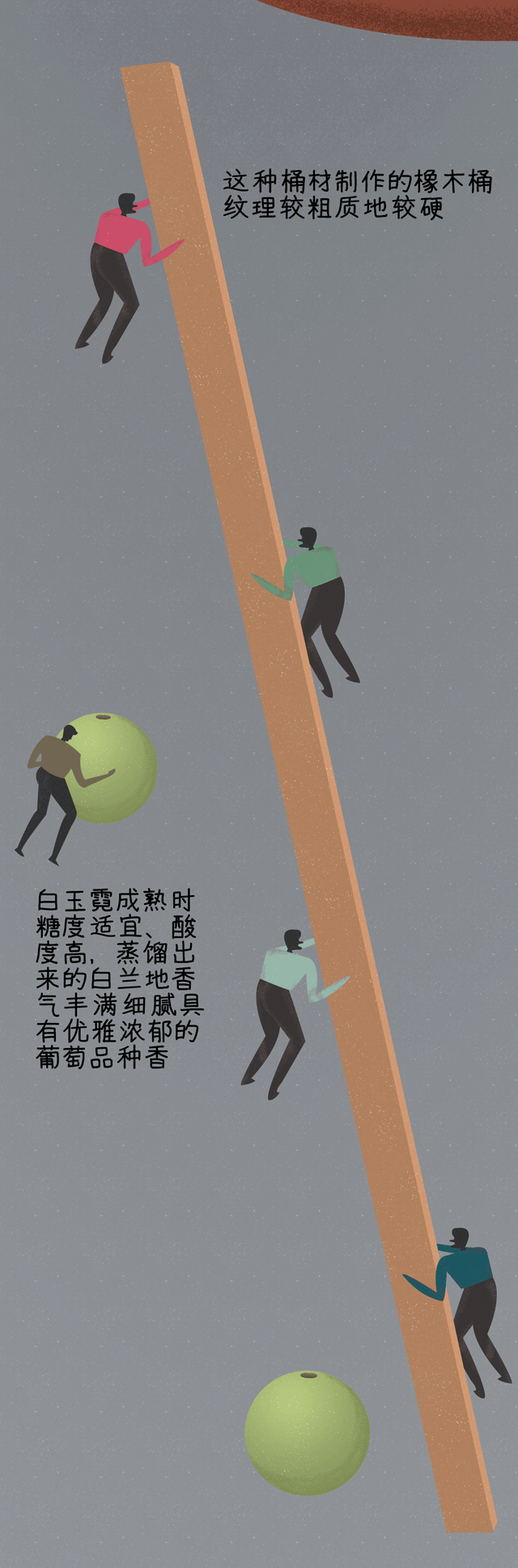微信公众号文章大长图-张裕白兰地-这葡萄玩High了!（图ZMTA3MjY0ODU2） - 商业插画 - 站酷设计师陈老五儿原创素材 - 站酷ZCOOL