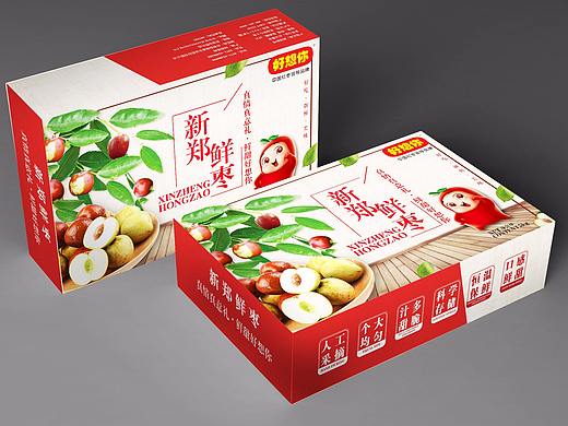 包装盒 新郑鲜枣包装盒  好想你鲜枣