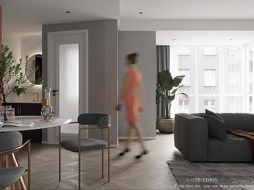 黑白灰—绿地花城（个人主页-ZNDk5NDE4OTI=） - 家装设计 - 站酷设计师勇者视觉表现原创素材 - 站酷ZCOOL