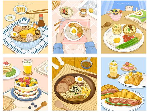 插画系列：好好吃饭