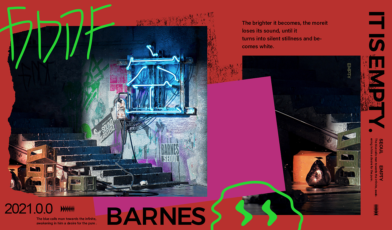 蓝色概念的视觉 | 2021（图ZMjY2NTIxNDI0） - 宣传物料 - 站酷设计师iii清空原创素材 - 站酷ZCOOL