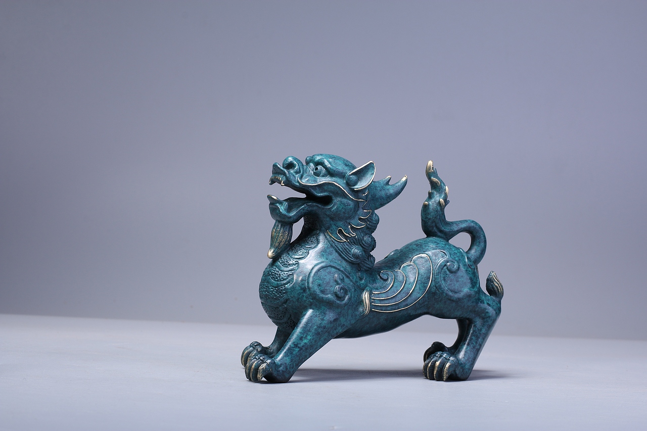 铜臻艺术貔貅家居摆件风水吉祥物