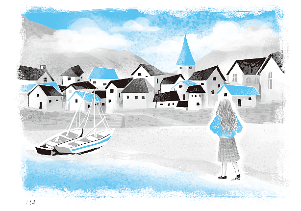 双色插图|插画|儿童插画|广场的蟋蟀 - 原创作品 - 站酷 (zcool)