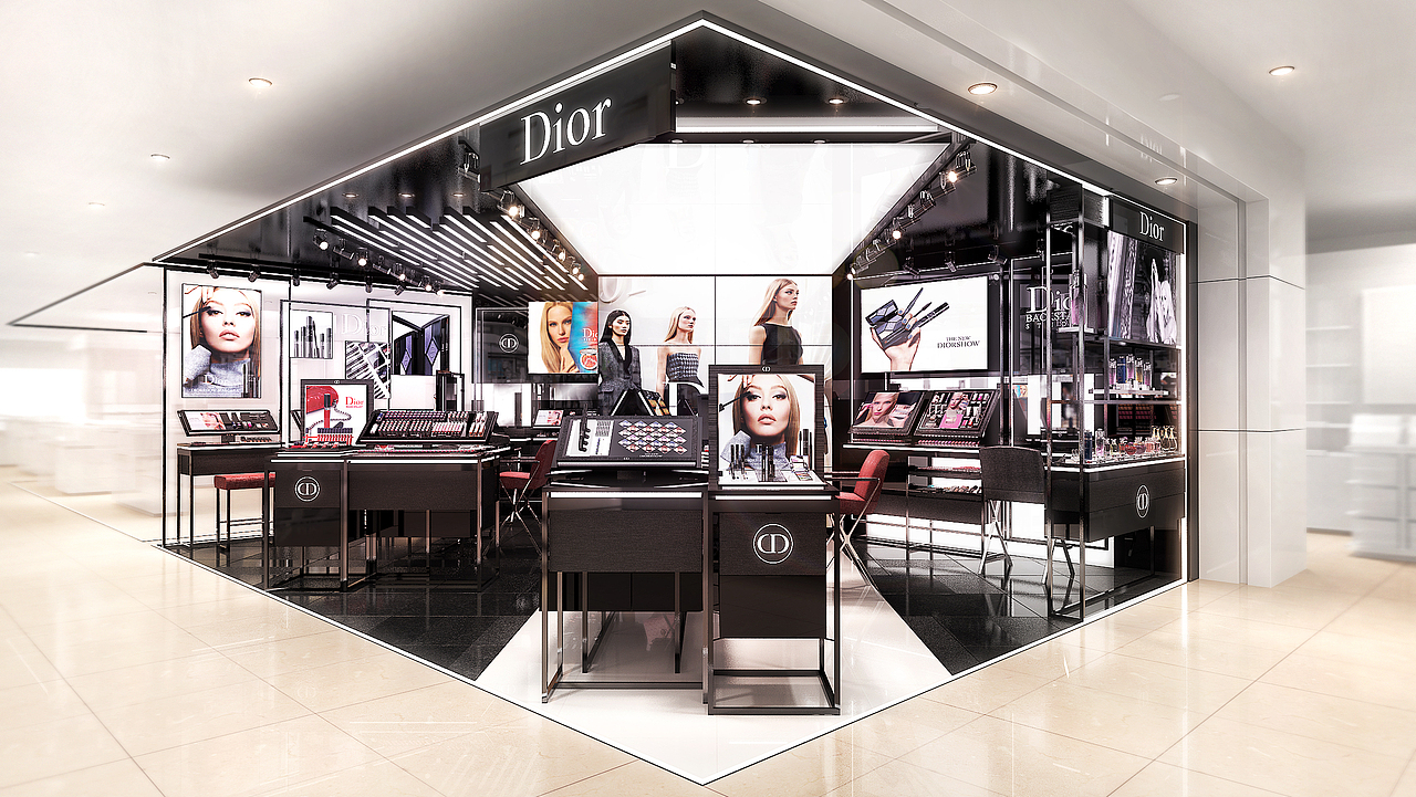 dior化妆品店设计