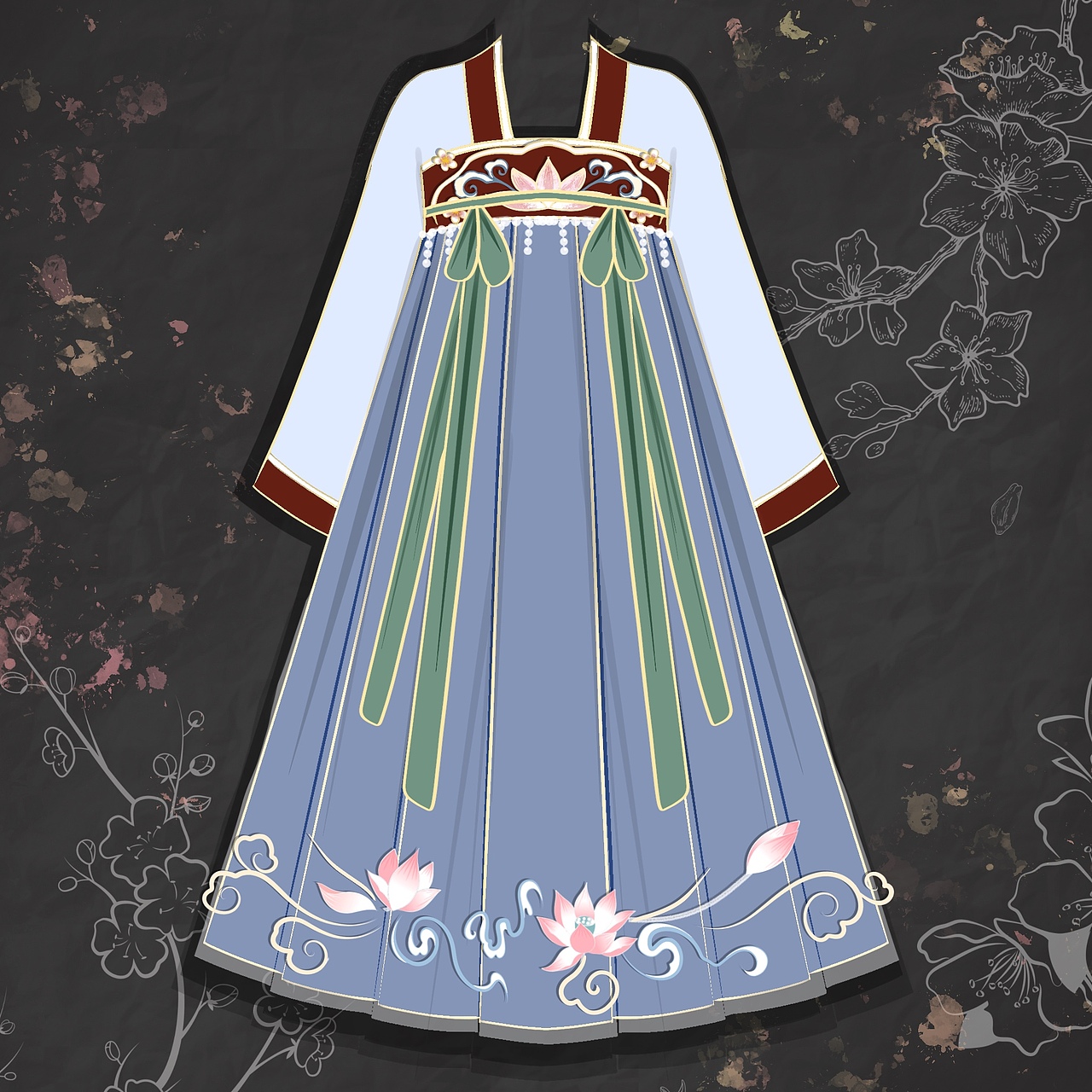 汉服设计【齐胸襦裙】