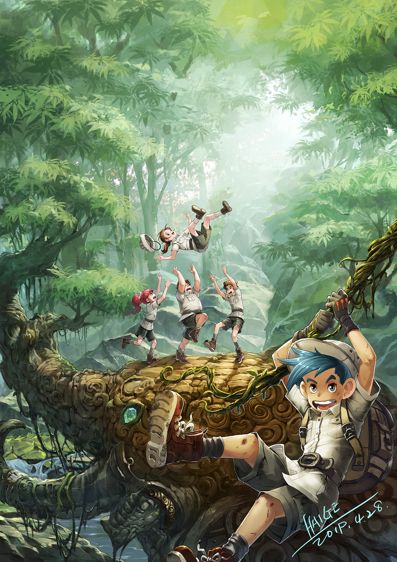 《章鱼国小时代》封面部分