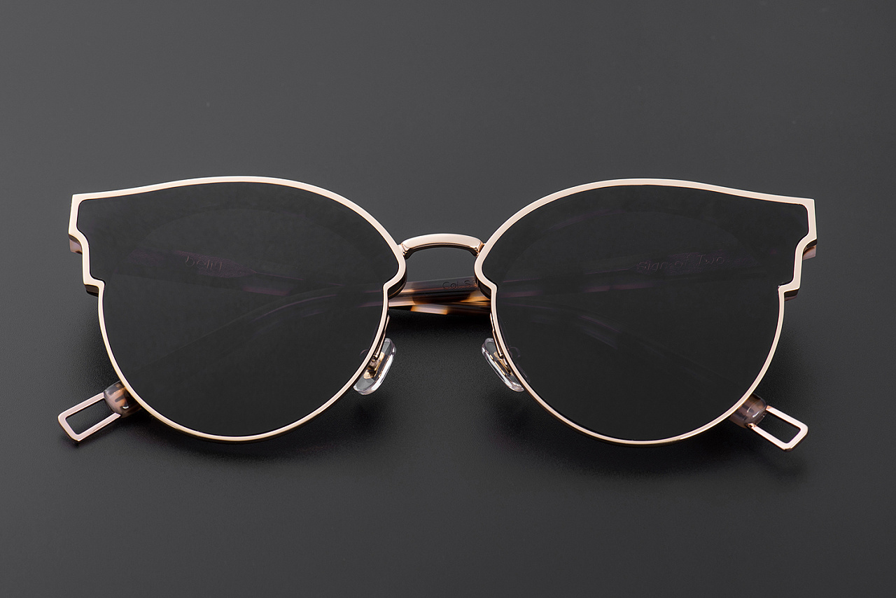 横岗眼镜拍摄 女款太阳镜白底拍摄 产品摄影服务