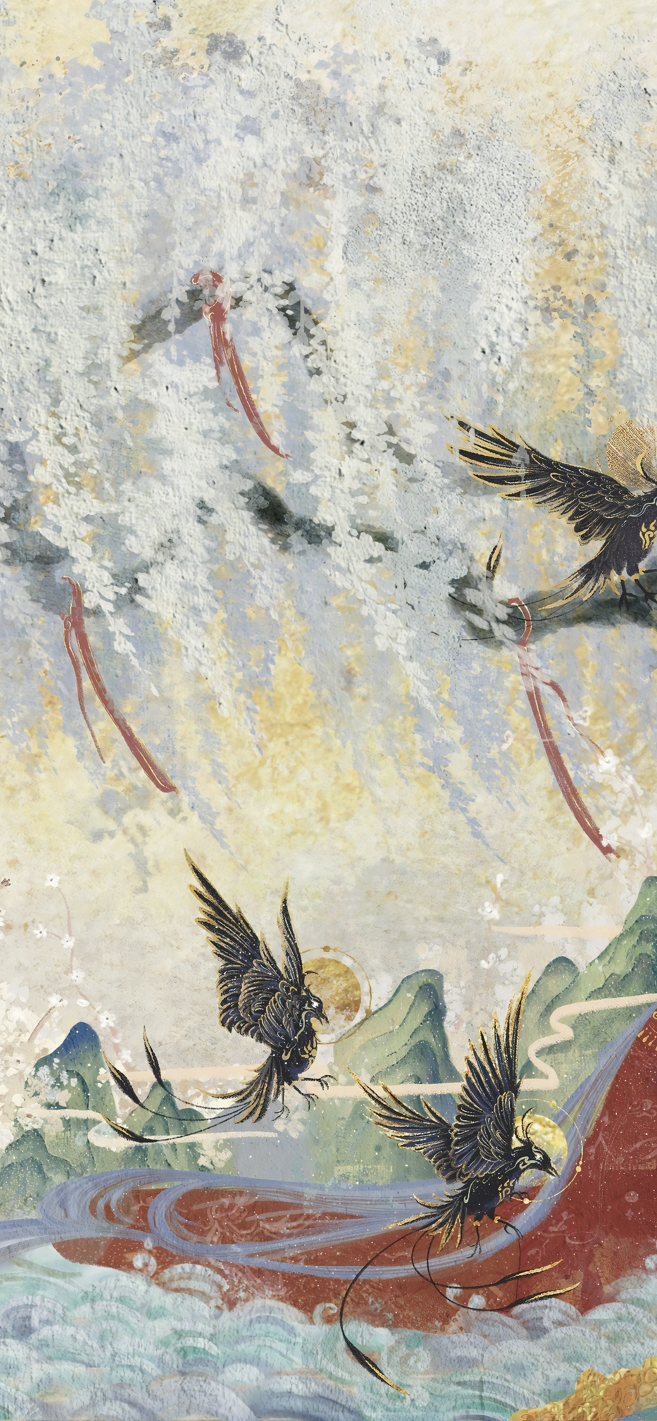 【岩彩·神话】被人遗忘的神明啊，以岩彩重现华夏神（图ZMzU3NDU5MTEy） - 绘本 - 站酷设计师卓一衡原创素材 - 站酷ZCOOL