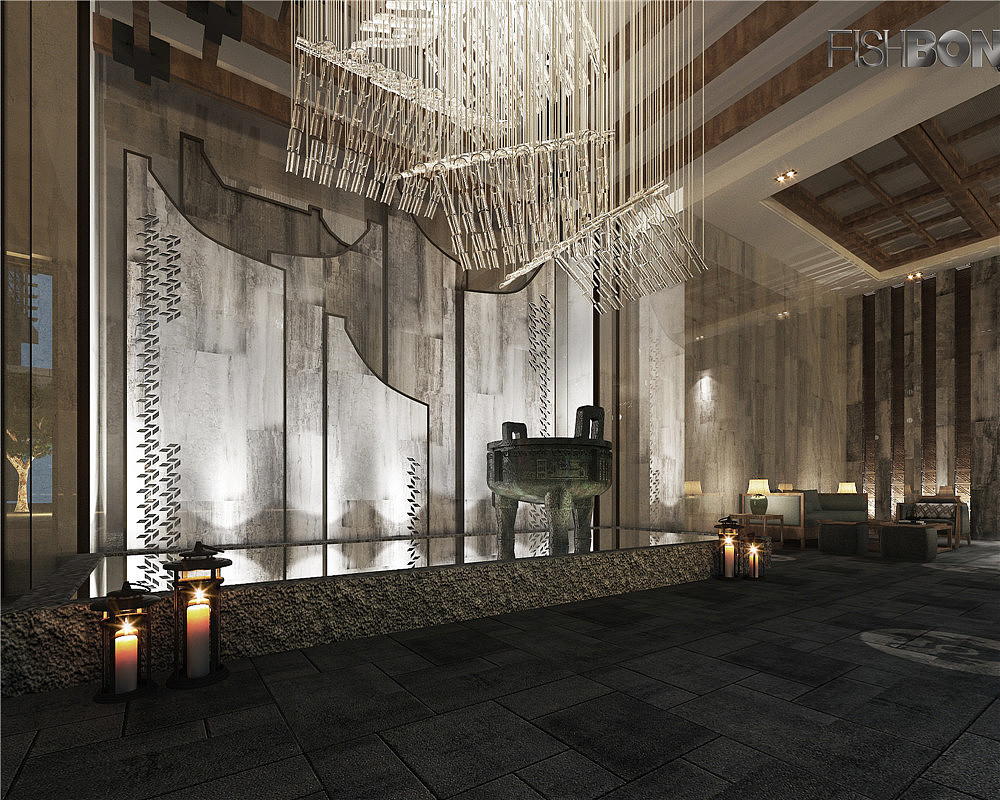 鱼骨设计——某婚礼产业园区餐厅（图ZMTk2NDg4Nzg4） - 家装设计 - 站酷设计师鱼骨设计事务所原创素材 - 站酷ZCOOL