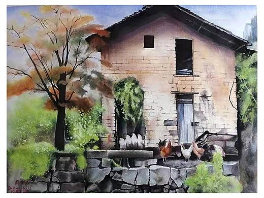 老爸重拾画笔-水彩（个人主页-ZNTcwNjQwNTY=） - 创作习作 - 站酷设计师ablins原创素材 - 站酷ZCOOL