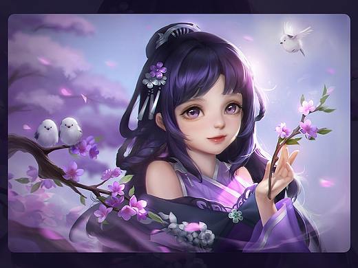 匠人绘教程：剑网3万花萝莉绘制步骤图