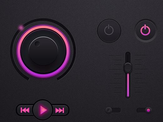 音乐控件 写实icon 练习