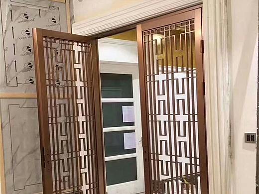 不锈钢花格隔断装饰装修工程案例展示