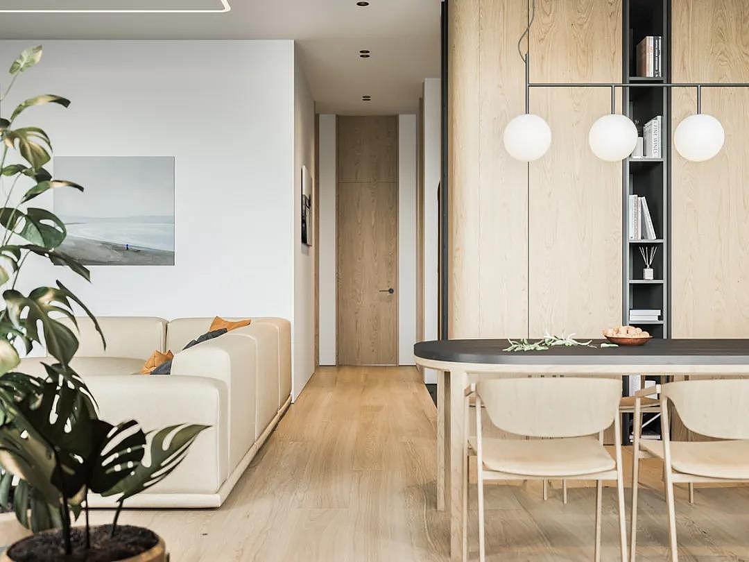 92㎡暖色系小居,将空间利用到极致!