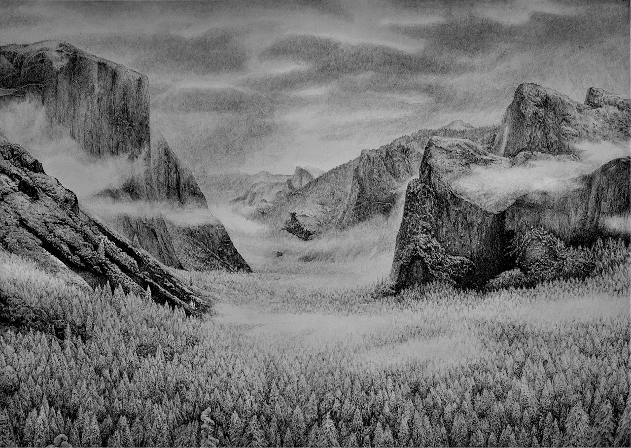 钢笔风景2