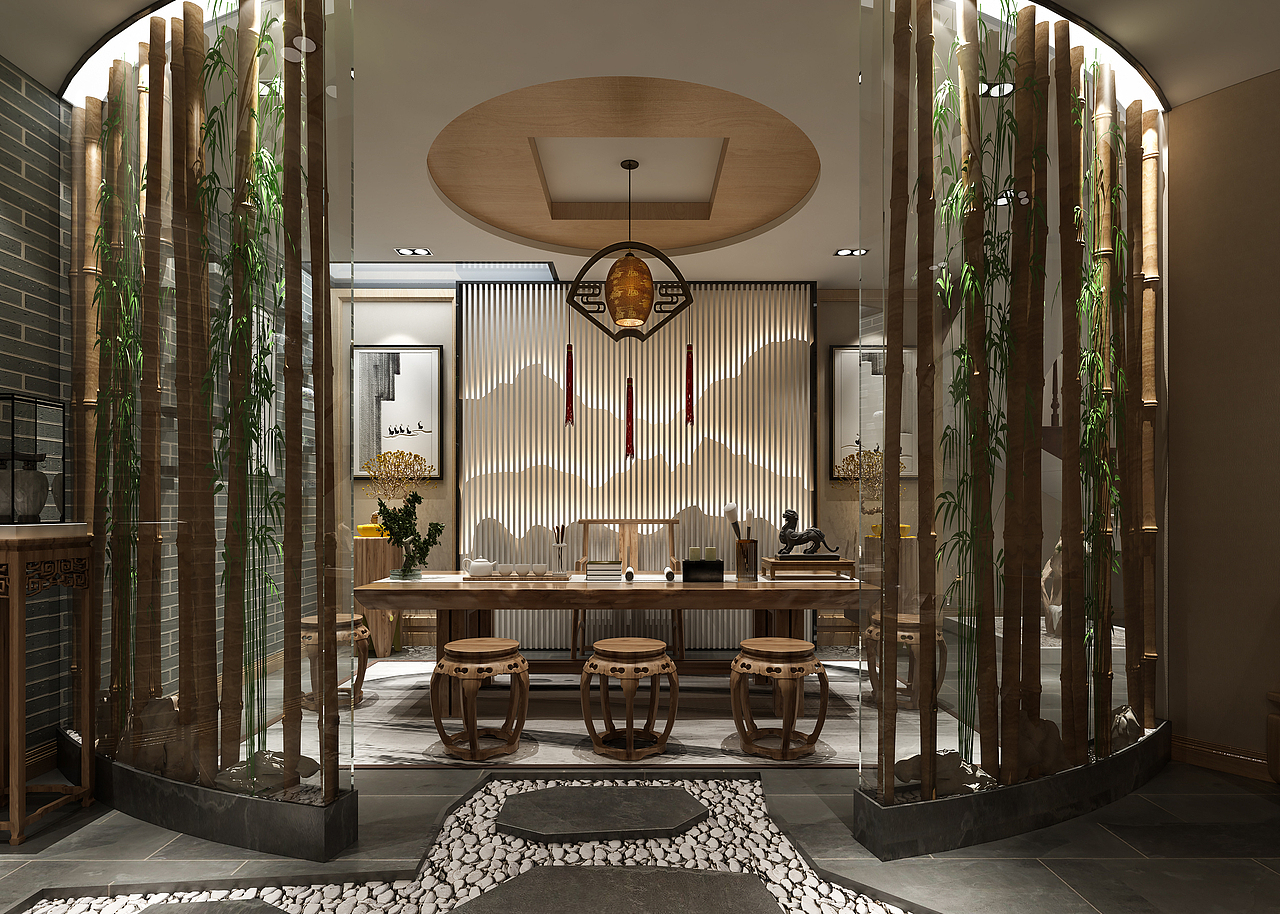 中式家装效果图 