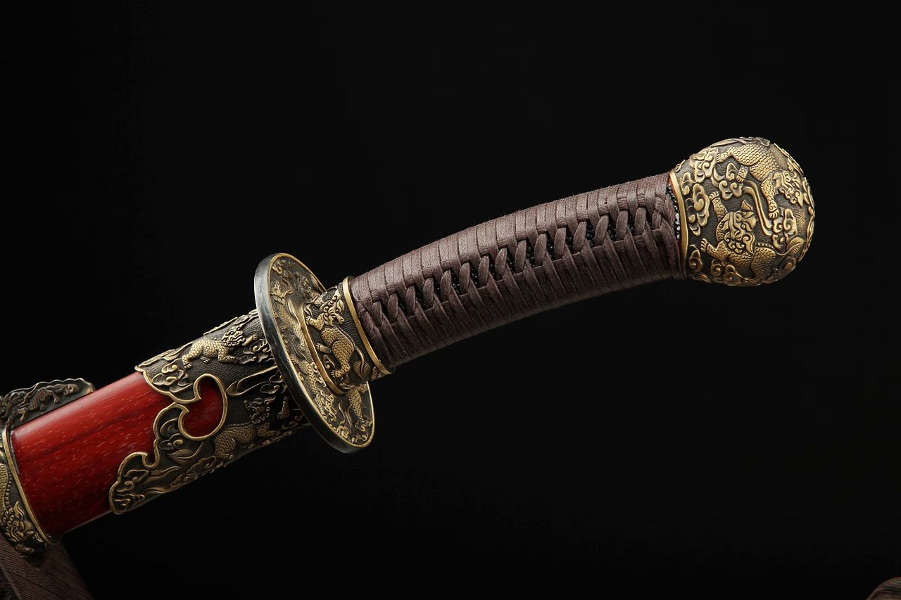 复古麒麟铜装 雁翎腰刀和风堂美术刀剑|纯艺术|绘画|和风堂美术刀剑