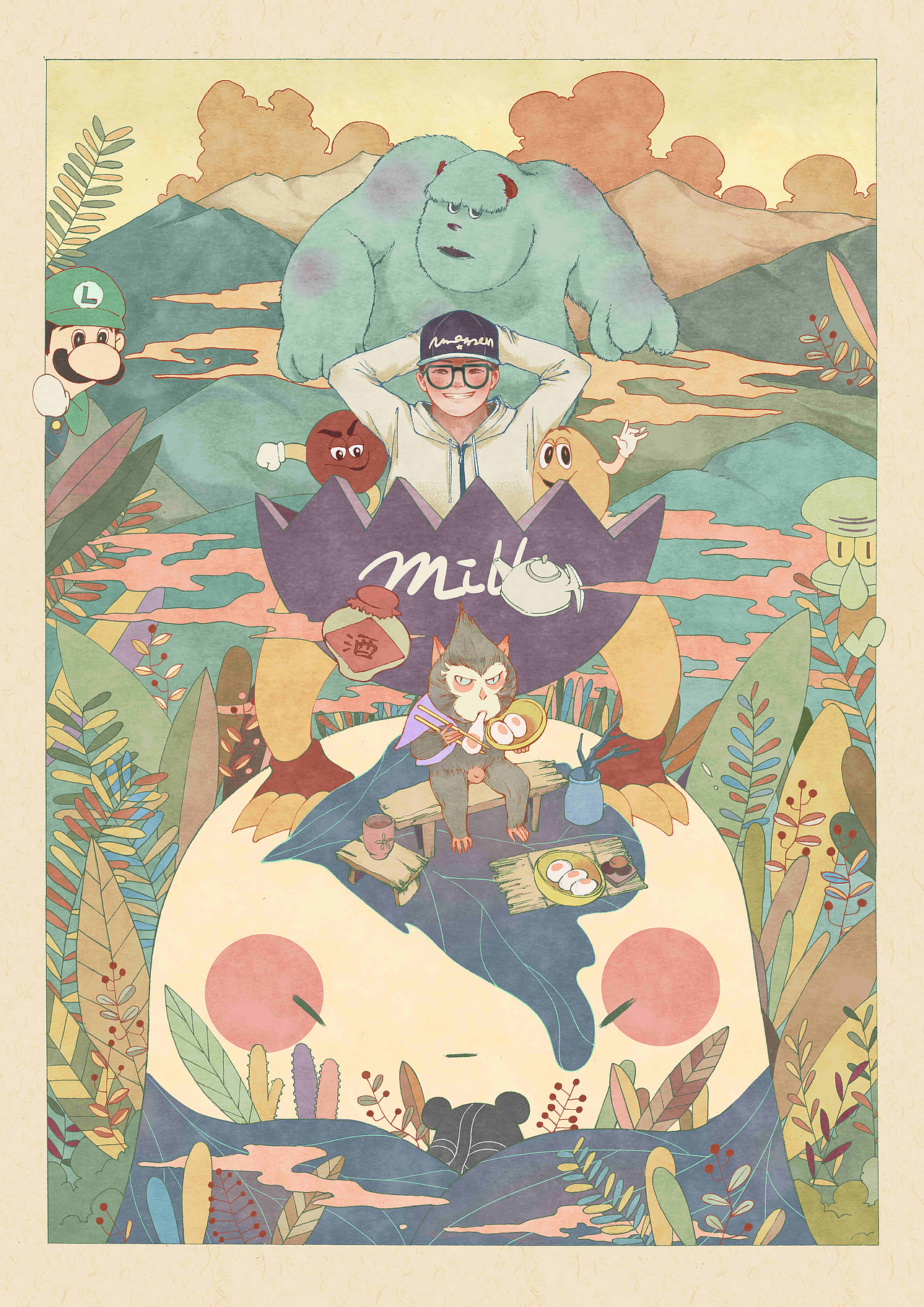 《Little Thing》（恋物）（图ZMTEzNjg5MzY4） - 艺术插画 - 站酷设计师桔芊原创素材 - 站酷ZCOOL