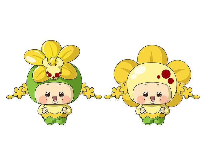 兰花卡通形象|平面|ip形象|晓懵_原创作品-站酷zcool