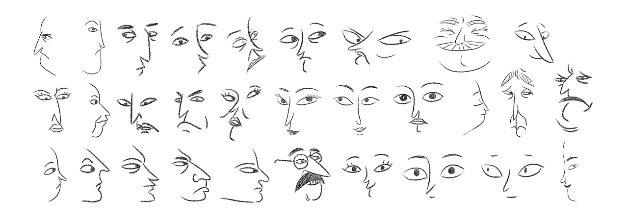 【宝藏】人物线稿笔记