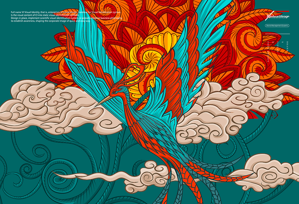 国风唐韵新年青鸟宝相花定制方案包装设计-因心设计（图ZMTk0NzQ3NzMy） - 品牌 - 站酷设计师INHEART上海因心原创素材 - 站酷ZCOOL