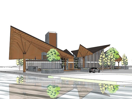 湖南壹思创意设计6497党群驿站-小而精的小区党支部阵地集装客1562