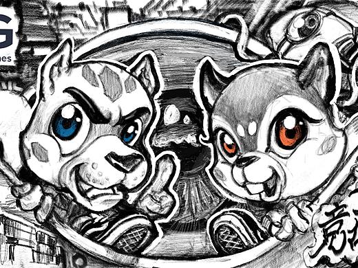 阿里体育 WESG 苏州总决赛（2017（个人主页-ZMzg1MDcwNzI=） - 新锐潮流插画 - 站酷设计师575潮流艺术原创素材 - 站酷ZCOOL