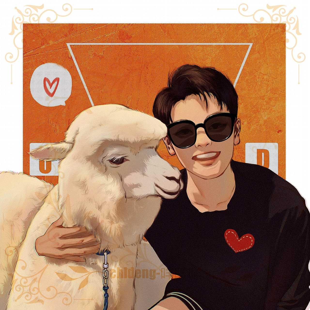 手绘头像|中国女篮杨舒予