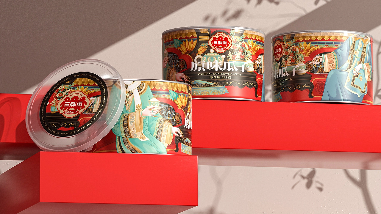 尚智&times;三胖蛋｜原味瓜子包装设计｜食品包装｜礼盒包装