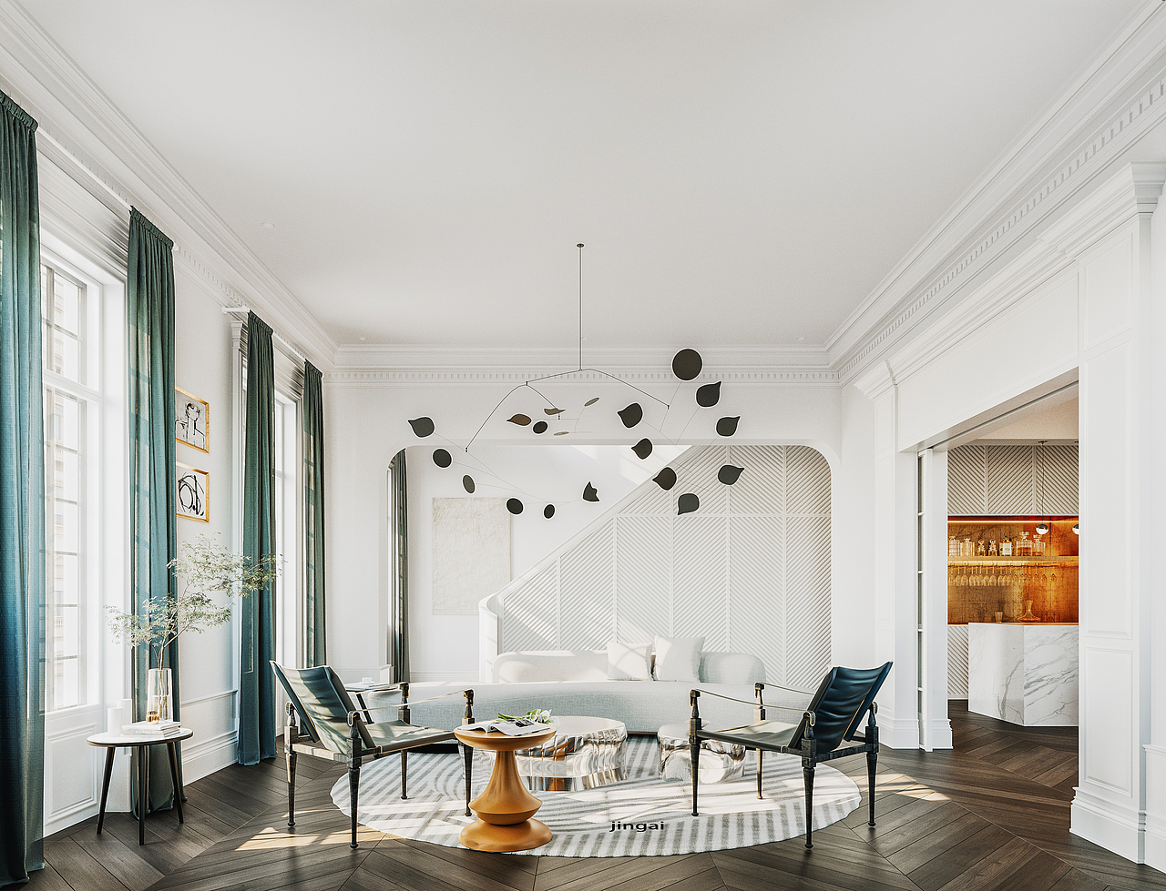 混搭美式（图ZMTY5Mzc2MzUy） - 家装设计 - 站酷设计师卖画为生原创素材 - 站酷ZCOOL