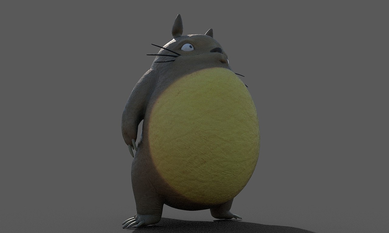 【小龙猫】用时:11小时【3d挑战】