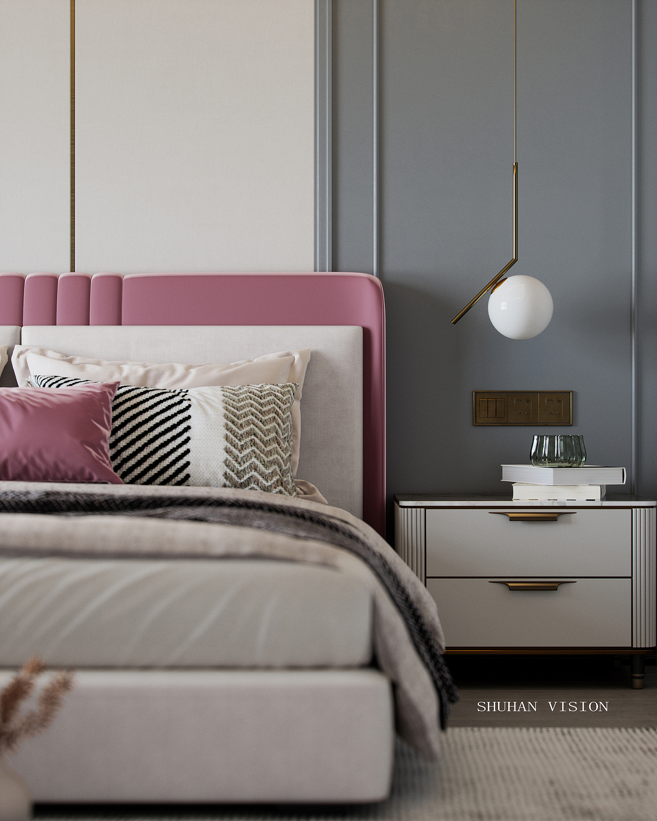 溪源.花园 新中式（图ZMjY4MzU1NDU2） - 家装设计 - 站酷设计师一只兔子_原创素材 - 站酷ZCOOL