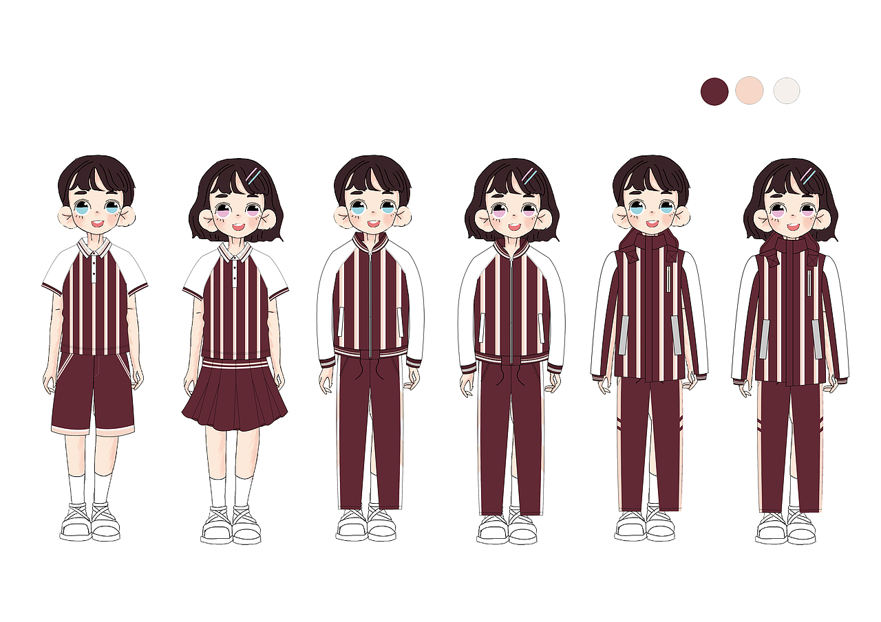 校服设计（图ZMzAxMDY0MzY0） - 儿童服饰 - 站酷设计师桃桃蜜柚原创素材 - 站酷ZCOOL