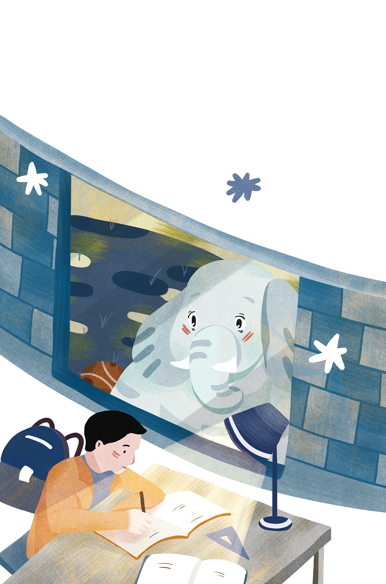 去年一些故事配图（图ZMjQ2Mjg1OTAw） - 儿童插画 - 站酷设计师大冰咂原创素材 - 站酷ZCOOL