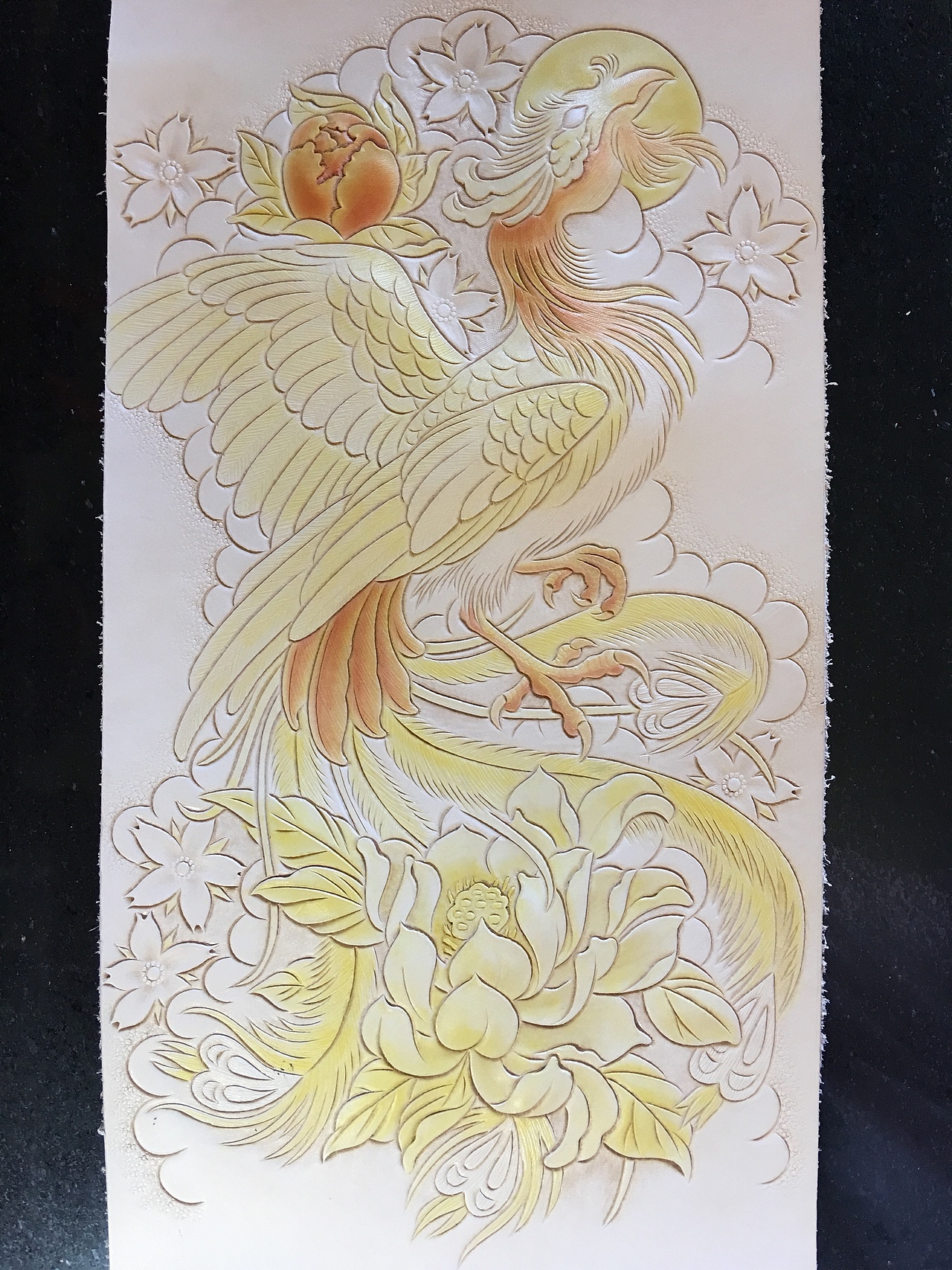 皮雕画—凤凰传奇