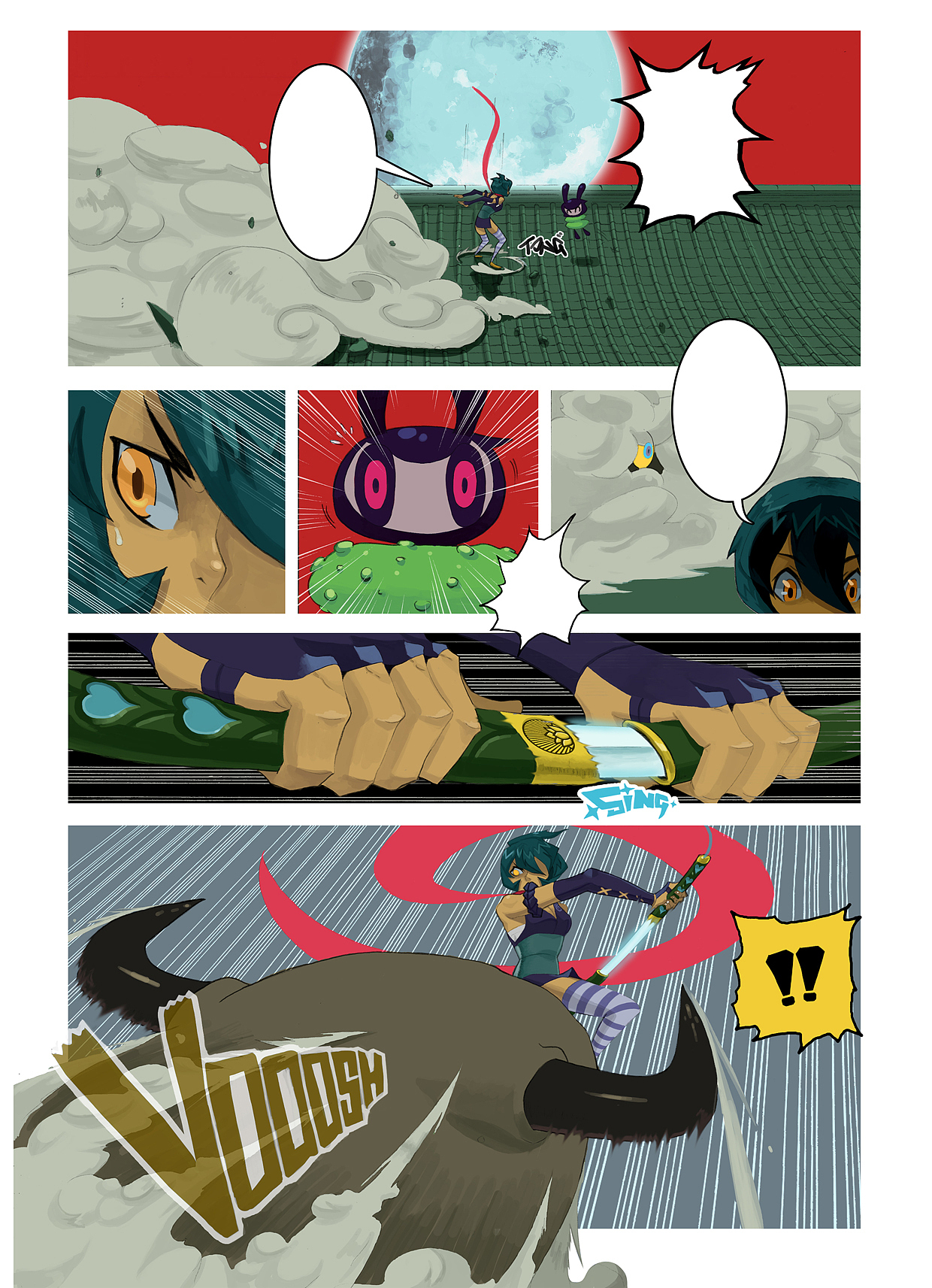 《SuperNinjaGirl》2005（图ZMTk5NTkzNDQ=） - 短篇/格漫 - 站酷设计师NinYin会火漫画原创素材 - 站酷ZCOOL