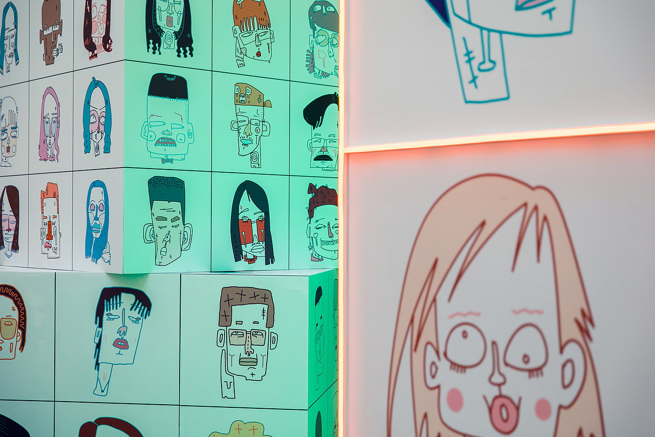 鬼迷乱眼/怪相盒子/FaceBox/西安/2019（图ZMTgxMTg3ODg0） - 展陈设计 - 站酷设计师王晨睿原创素材 - 站酷ZCOOL