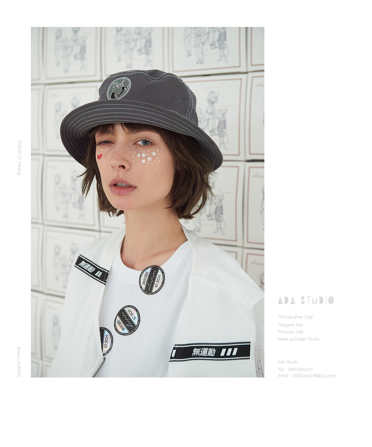 商业摄影 原创帽饰设计 包装设计 摄影场景设计