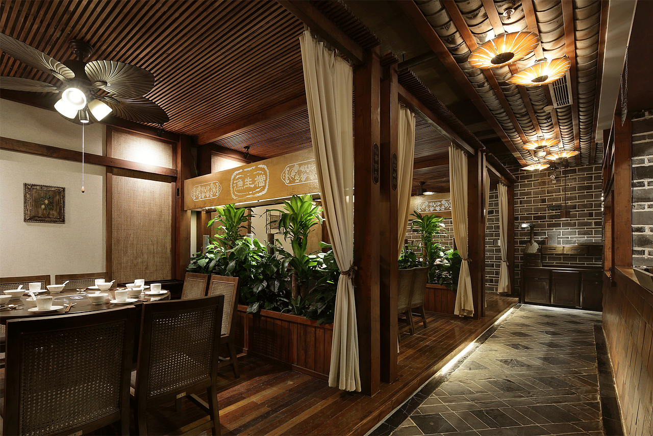 餐饮空间|渔生档餐厅（图ZNDI5MzQxNTY=） - 展陈设计 - 站酷设计师ensoul原创素材 - 站酷ZCOOL